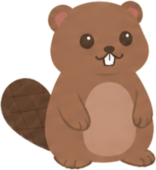 Knots the beaver